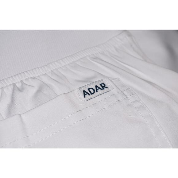 ADAR NEW $40 Pro Scrub Ultimate Yoga‎ Jogger Pant White Medium Tall - Picture 3 of 4